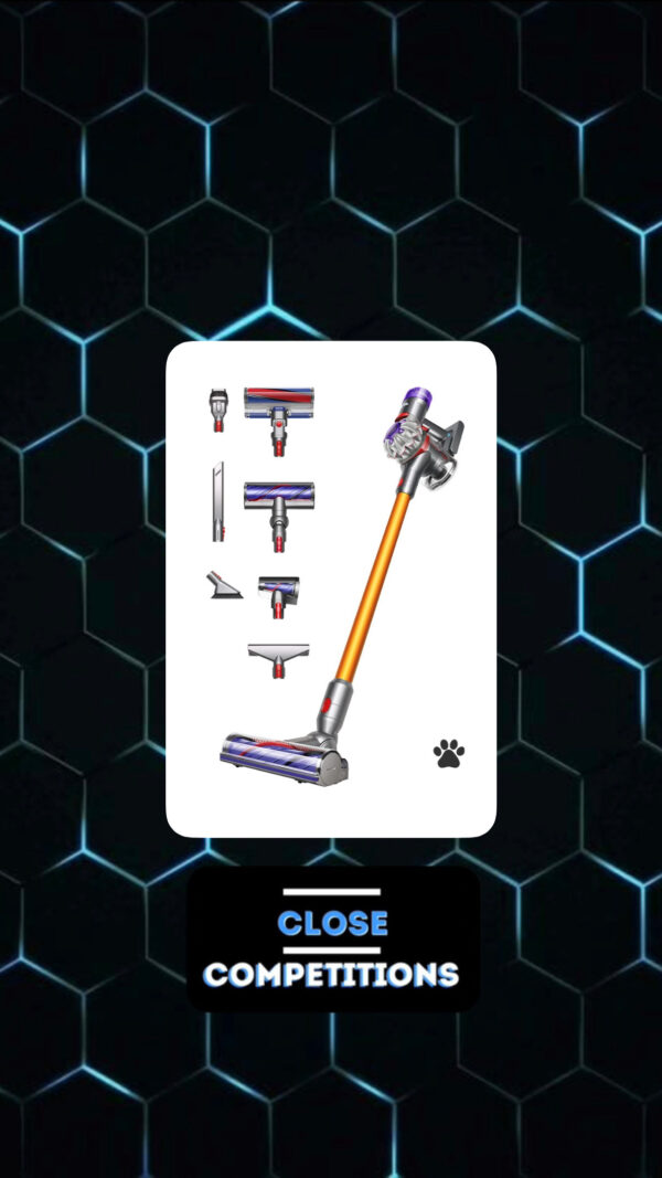 WIN V8 DYSON CORDLESS VACUUM CLEANER