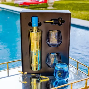 WIN AU VODKA BLUE RASPBERRY GIFT SET