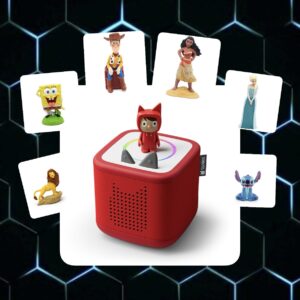 WIN TONIEBOX 2 WITH 6 TONIES AUDIO CHARACTERS