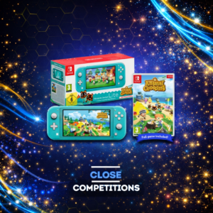 WIN NINTENDO SWITCH LITE WITH ANIMAL CROSSING NEW HORIZONS