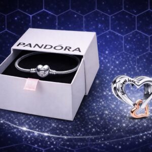 WIN PANDORA BRACELET WITH CHARM