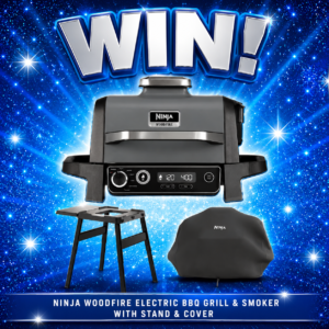 🔥WIN NINJA WOODFIRE BBQ GRILL & SMOKER WITH STAND AND COVER